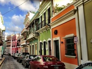 Colorful Buildings in Old San Juan Puerto Rico