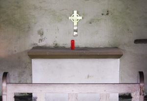 Iona: Alter in St Orans Chapel