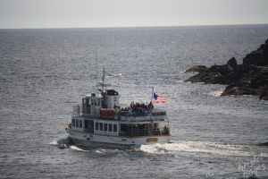 Monhegan Island: Ferry Departing the Island