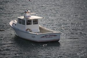 Monhegan Island: Fire Storm Lobster Boat