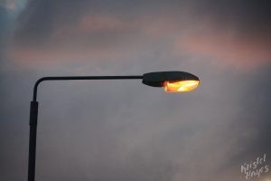 Oban: Street Lamp at Dusk