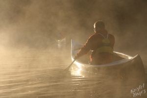 Canoe at Sunrise-Royal River, Yarmouth, Maine
