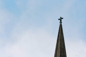 Cross at Saint Mary's Church in Carlow-River Barrow, Ireland