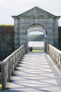 Entering Charles Fort-Kinsale, Ireland