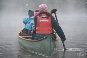Family Canoe Trip on Foggy Royal River-Yarmouth, Maine