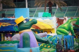 NOLA | Mardi Gras World | Gator and Frog