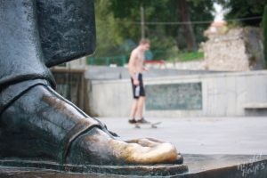 Bishop Gregory's Foot-The Old and the New, Split Croatia