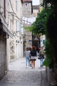 Streets of the Old Town, Split Croatia