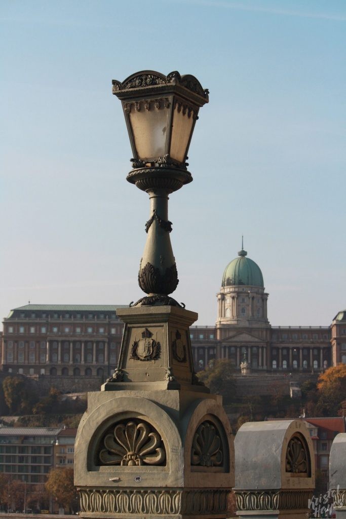 Lamppost in Budapest