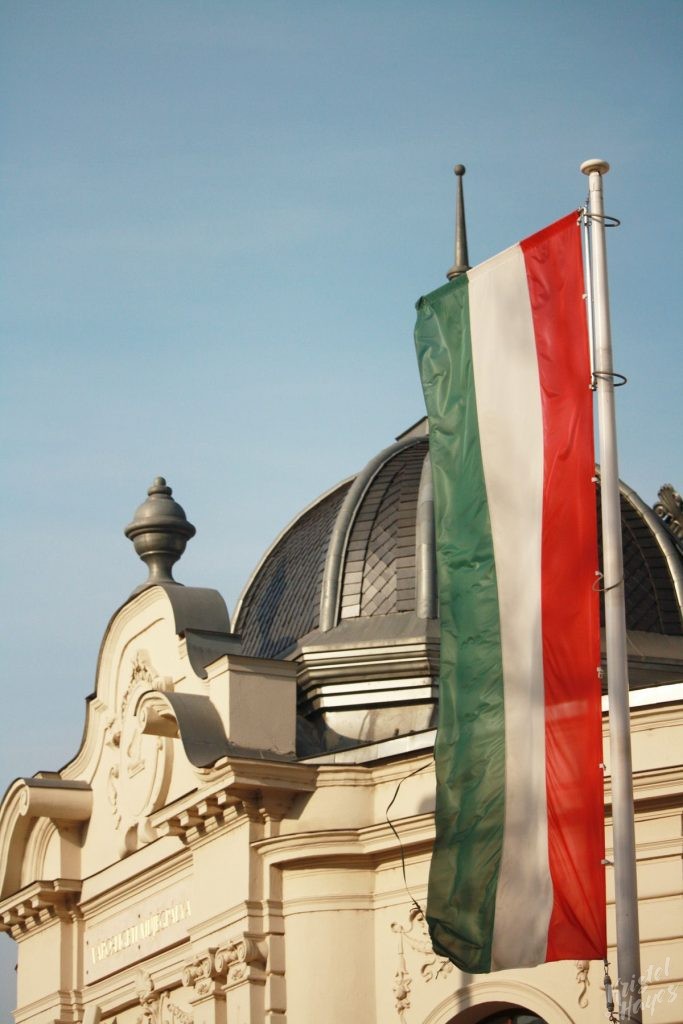 Hungarian Flag in Budapest